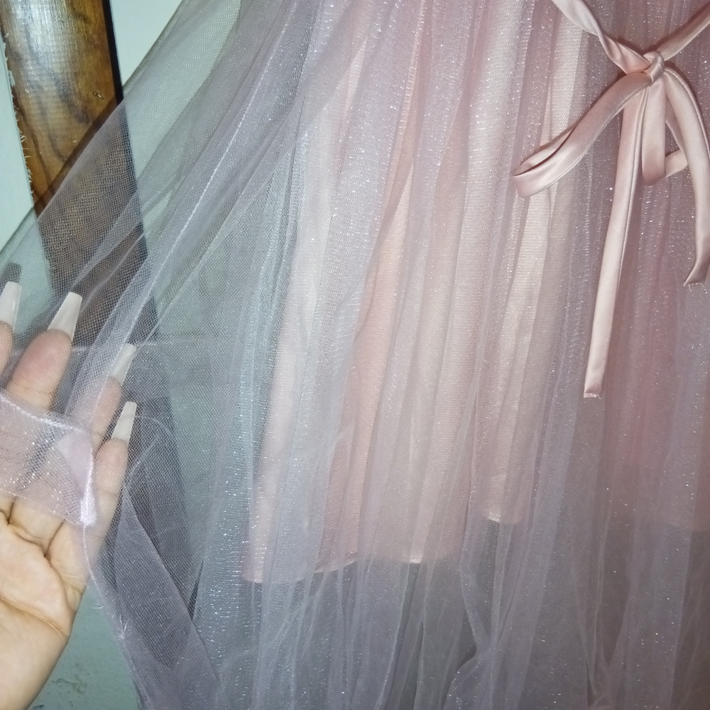 Bonnie Jean Pink Floral Formal Dress - Picture 7 of 9